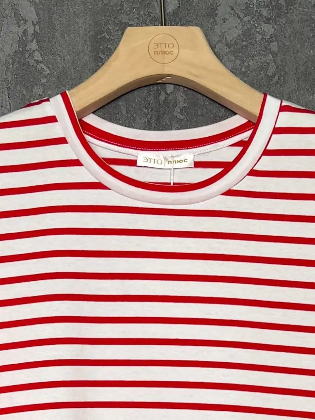 Футболка в полоску ЭттоПлюс 034 Размер 50-58 фото 85