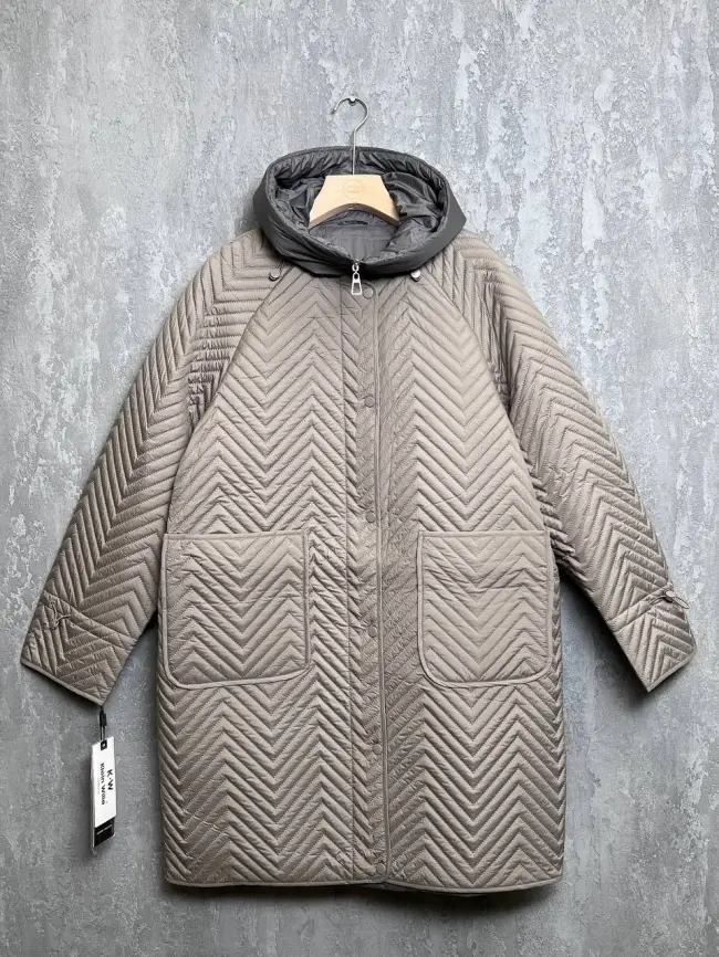 Пальто стеганое 76809 Размеры 52-58 фото 7