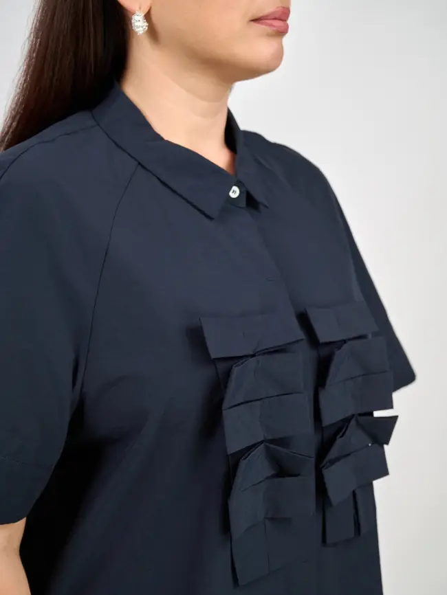 Блуза 52364 размеры 50- 58 фото 5