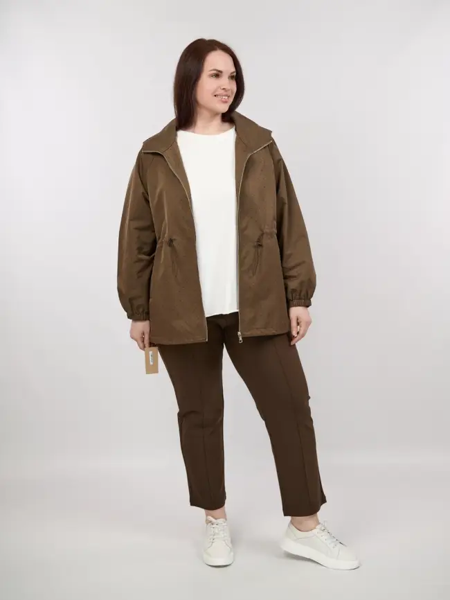 Ветровка со стразами 1633 Размер 50-58 фото 27