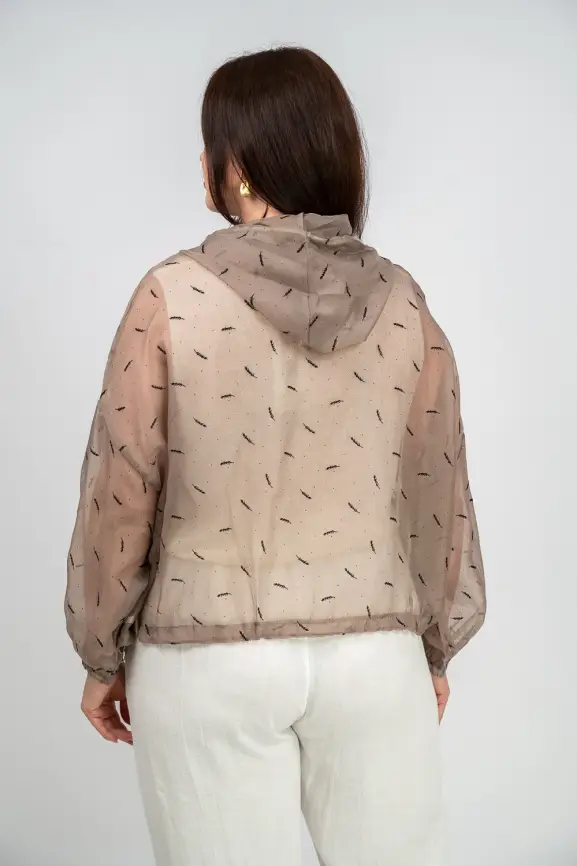 Ветровка-пыльник с принтом 6717 фото 18