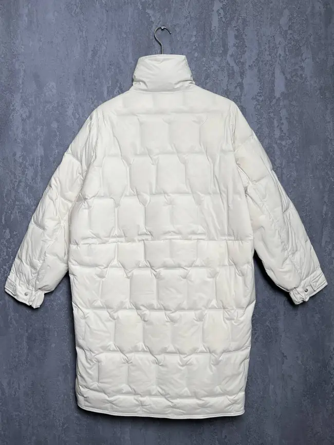 Пуховое пальто 6325 Размер 46-56 фото 4