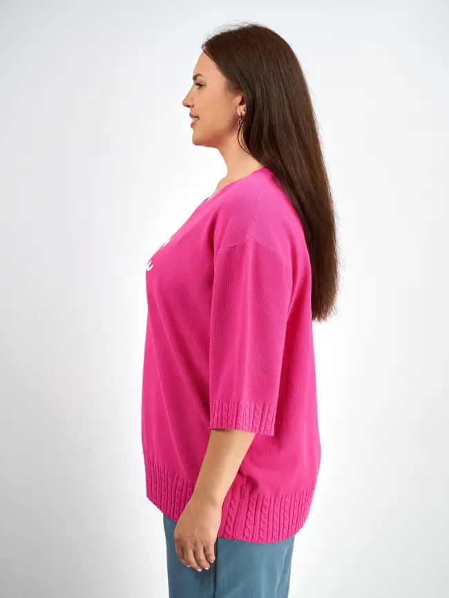 Джемпер облегченный ЭттоПлюс 25414-1 Размер 54-60 фото 50