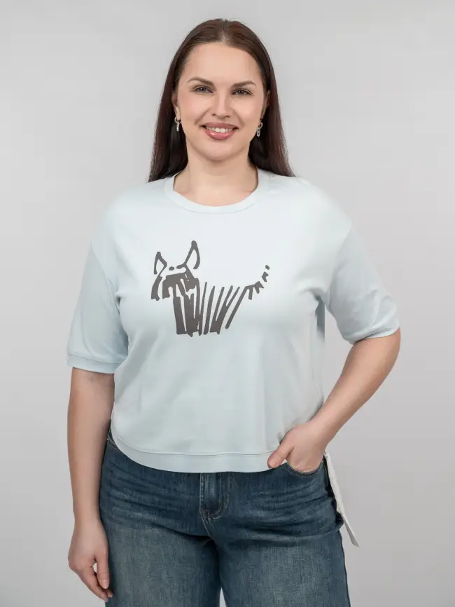 Футболка с принтом 95141 фото 12