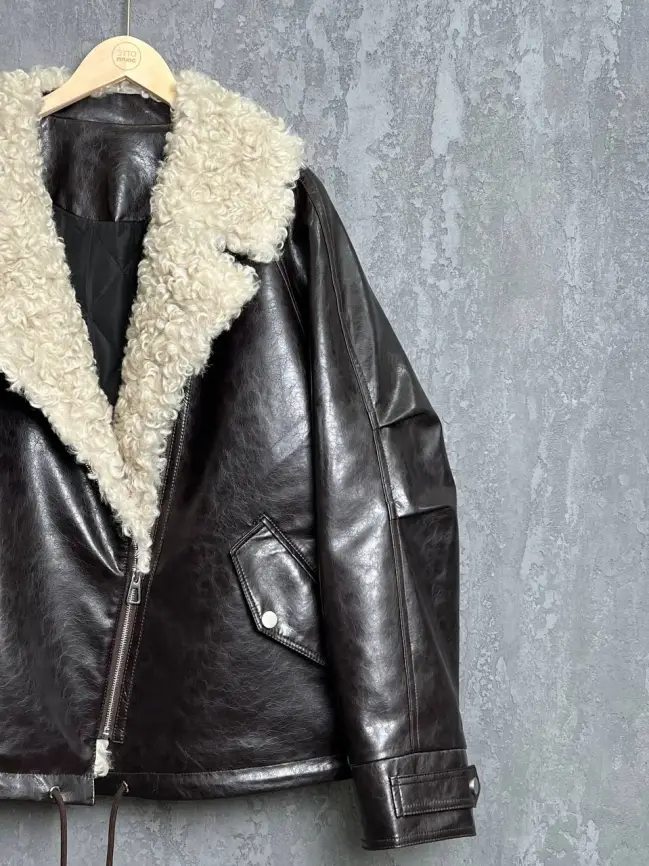 Дубленка 881801 Размер 54-58 фото 20