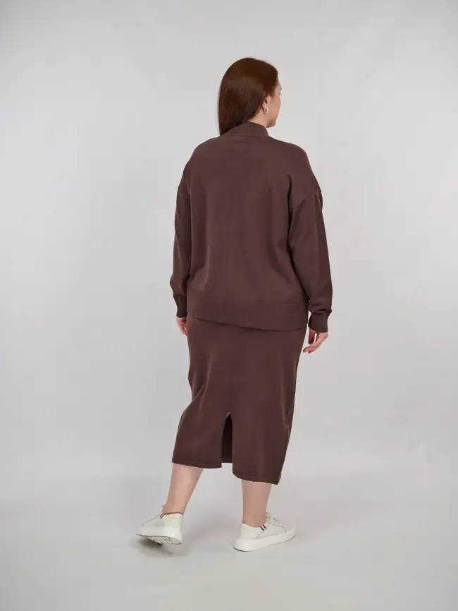 Кофта на молнии 25411 ЭттоПлюс Размер 50-58 фото 5