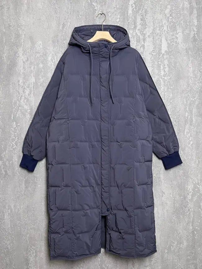 Пуховое пальто 6327 Размеры 50-60 фото 21