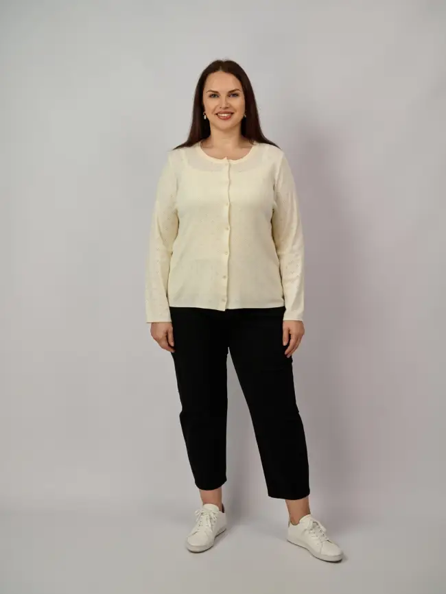 Брюки 7/8 1008 Размеры 50-58 фото 2