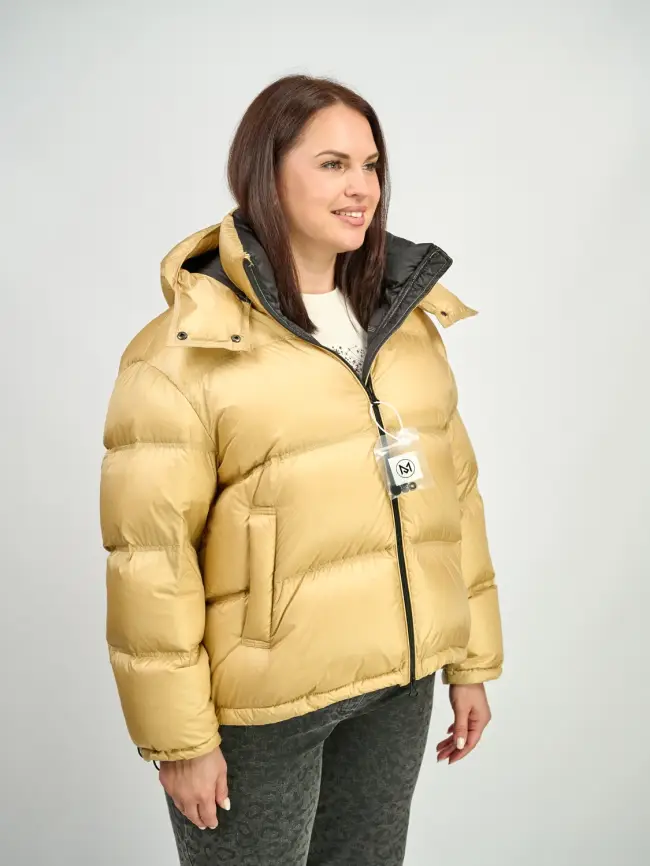 Пуховик зимний короткий 9903 Размер 50-58 фото 7