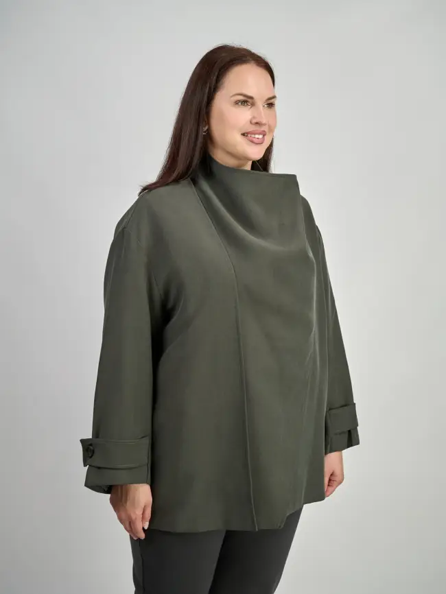 Тренч 26233 Размер 50-58 фото 5