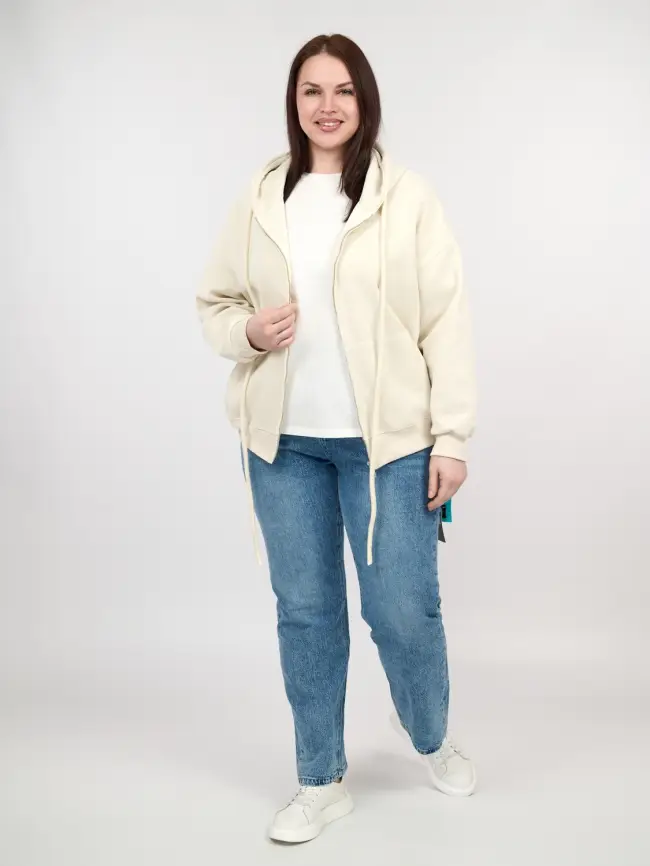 Худи зип оверсайз 505 Размер 50-58 фото 86