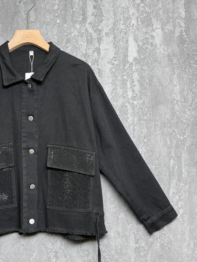 Куртка джинсовая 001 Размер 46-50 фото 2