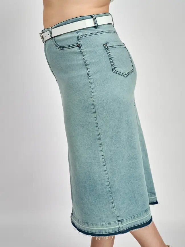 Юбка джинсовая 2338 Турция фото 10