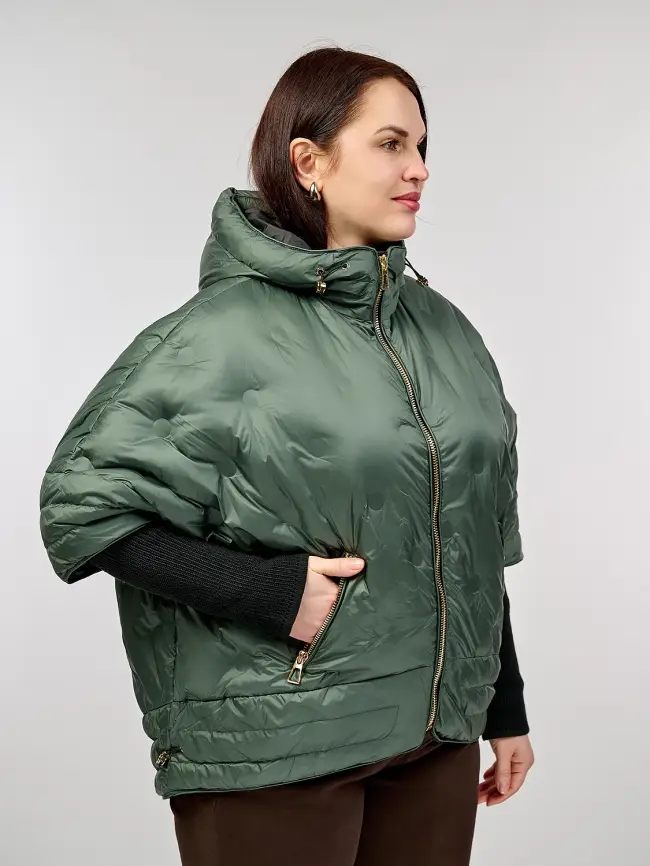 Куртка с трикотажным рукавом 6560 фото 8