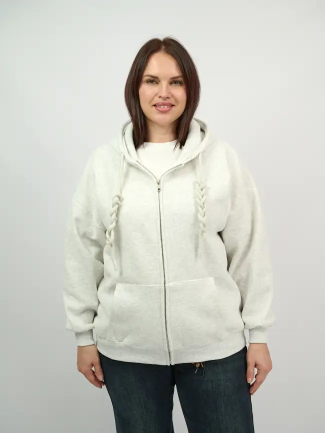 Худи зип утепленное оверсайз размер 50-58 506 фото 153