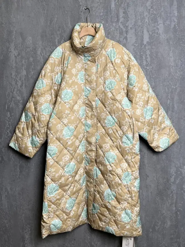 Пуховое пальто 51030 Размер 50-56 фото 12