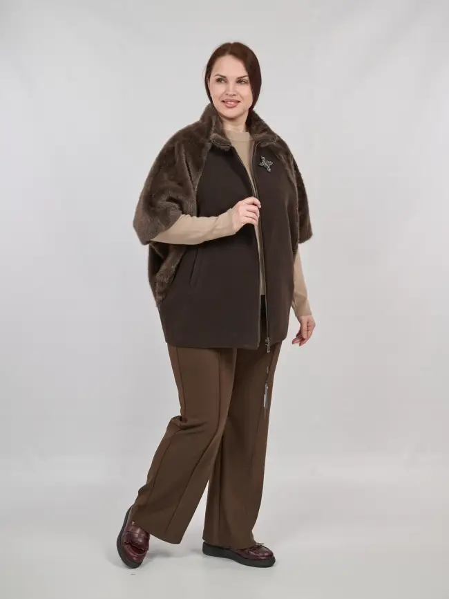 Пальто 30405 Размеры 48-64 фото 5