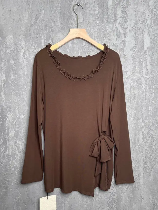 Блузка трикотажная 0217 Размеры 50-58 фото 12