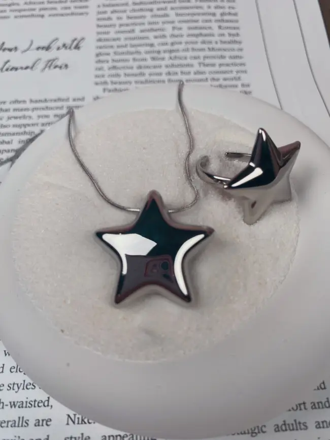 Колье Звездочка Б0220 фото 1