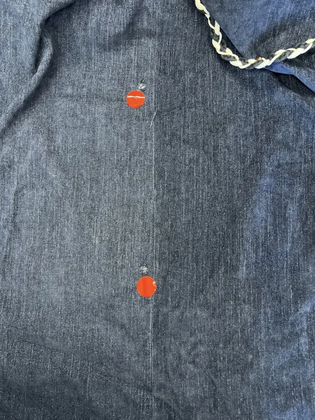 Юбка 61188 синий Уценка фото 3