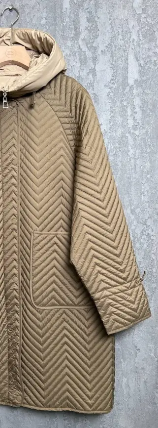 Пальто стеганое 76809 Размеры 52-58 фото 15
