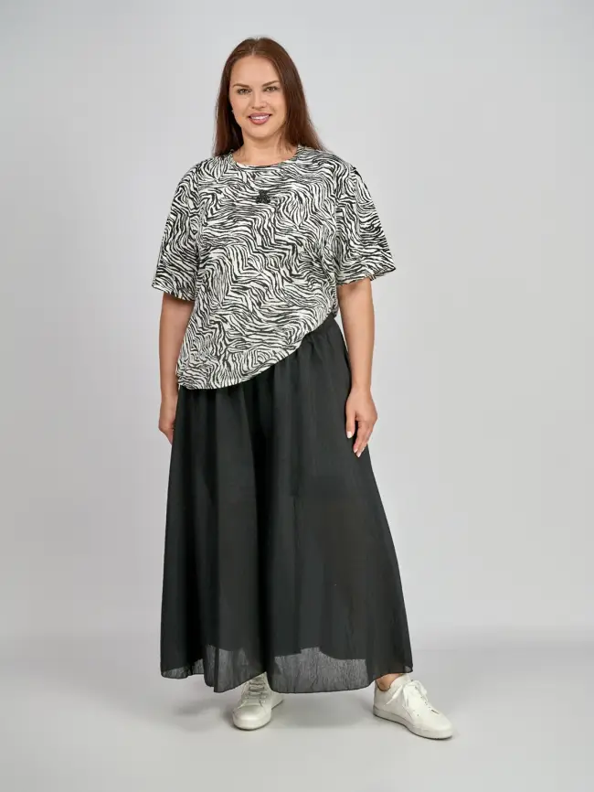 Брюки юбка 2095 Размеры 46-58 фото 2