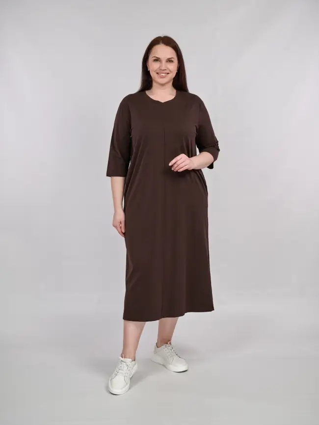 Платье ЭттоПлюс 88165 Размер 48-54 фото 2