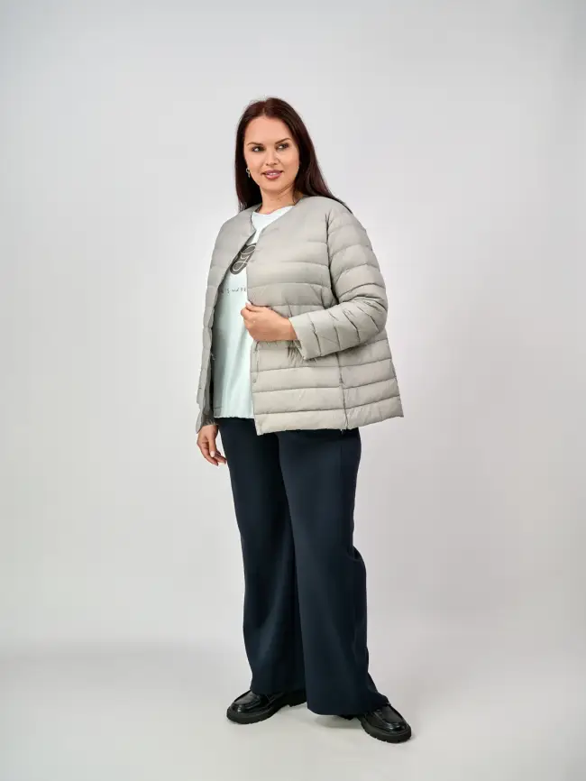 Легкая пуховая куртка 8802 фото 31