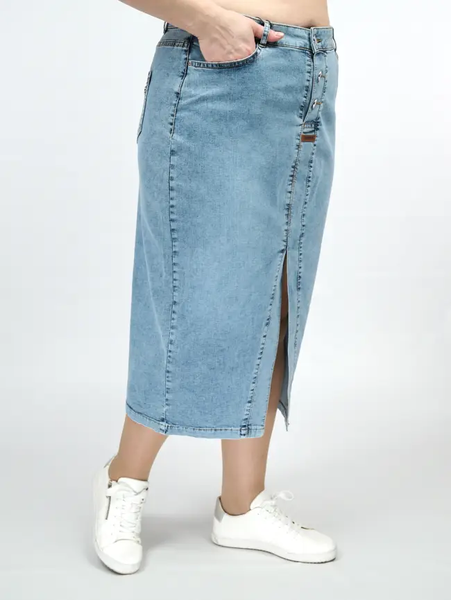 Юбка джинсовая 2331-B Турция фото 23