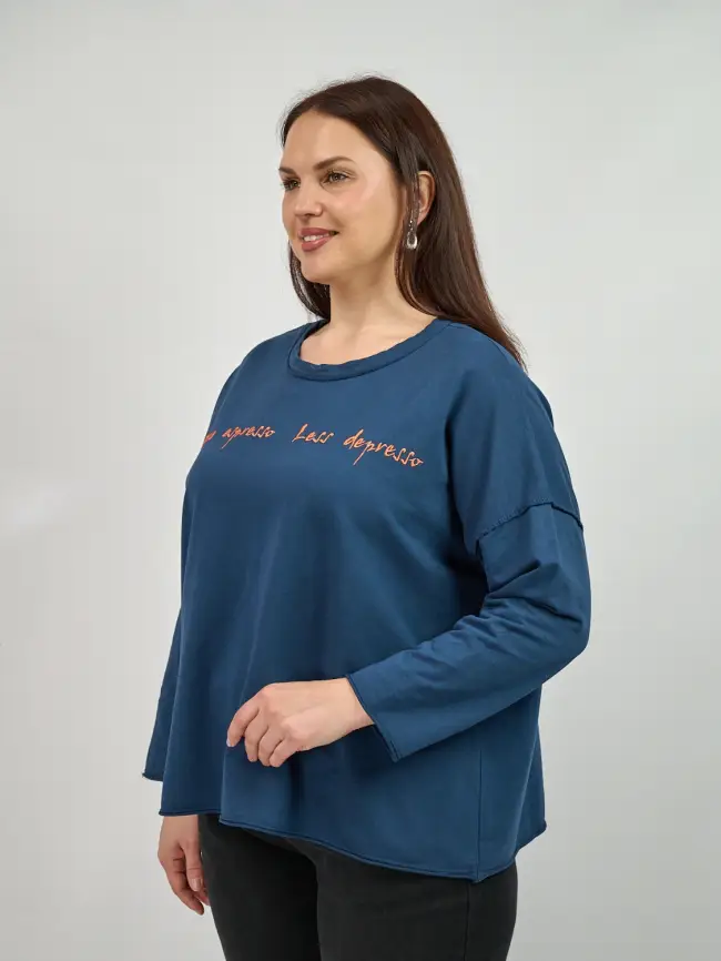 Лонгслив Италия 6422 Размер 50-58 фото 18