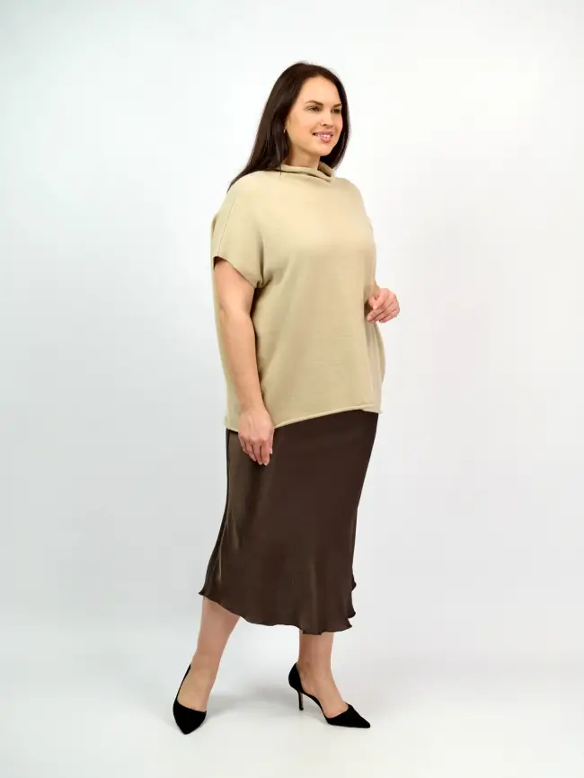 Юбка атлас 9298-1 Размер 48-56 фото 92