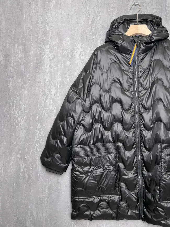 Пуховое пальто 1695 Размер 50-58 фото 9