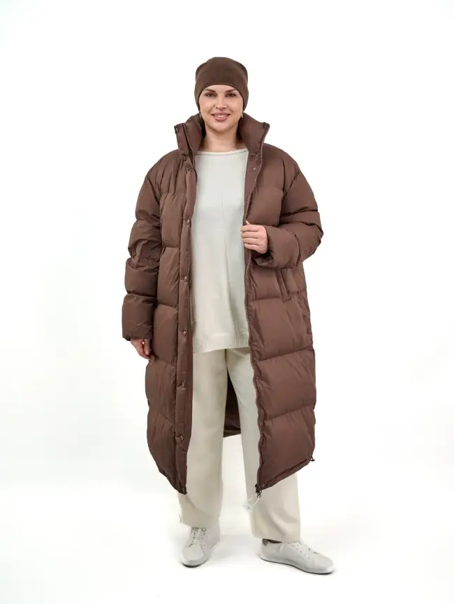 Брюки с защипами 