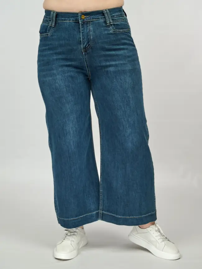 Джинсы палаццо 2506 Размеры 50-52 фото 4