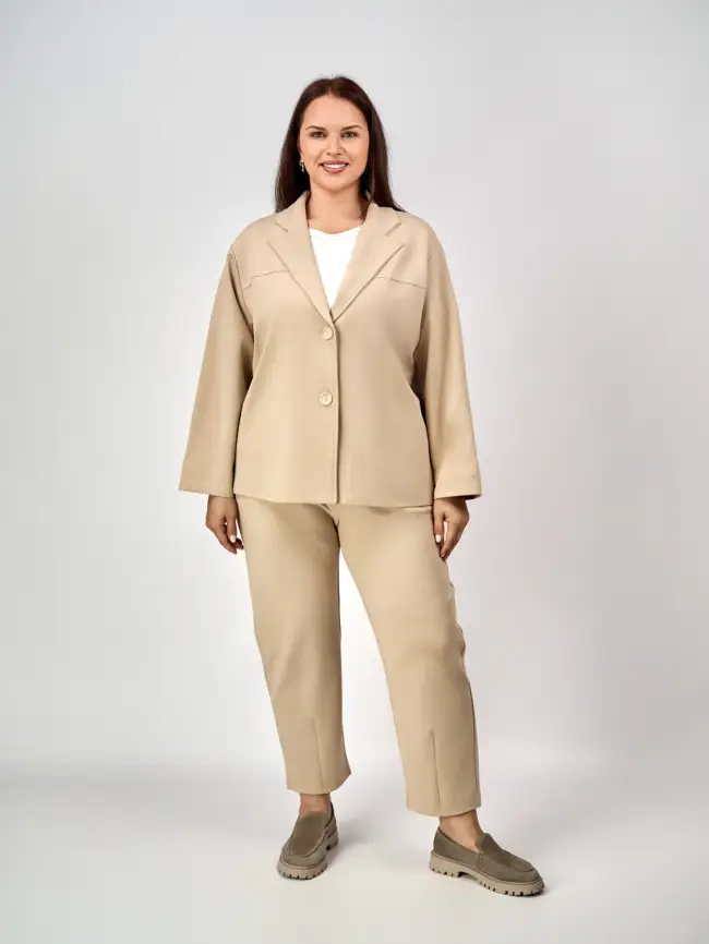 Брюки 33494 ЭттоПлюс размеры 52- 58 фото 14