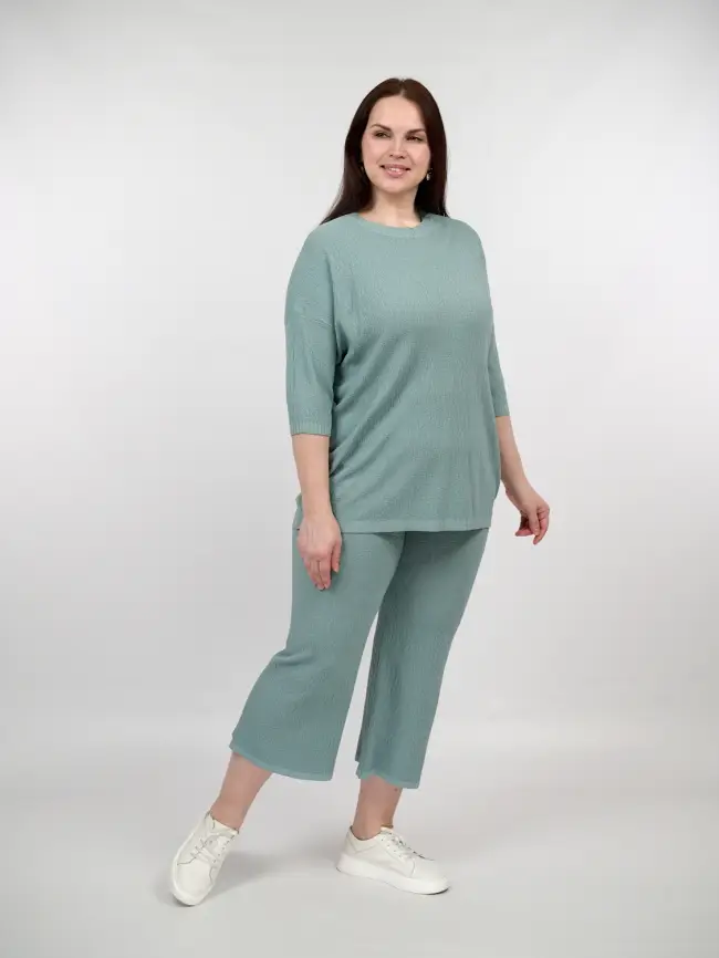 Кюлоты трикотажные облегченные ЭттоПлюс 2137 Размер 50-58 фото 18