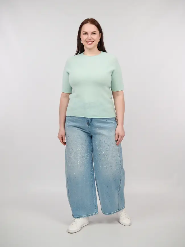 Джемпер шерсть,кашемир 25675 Размер 46-54 фото 17