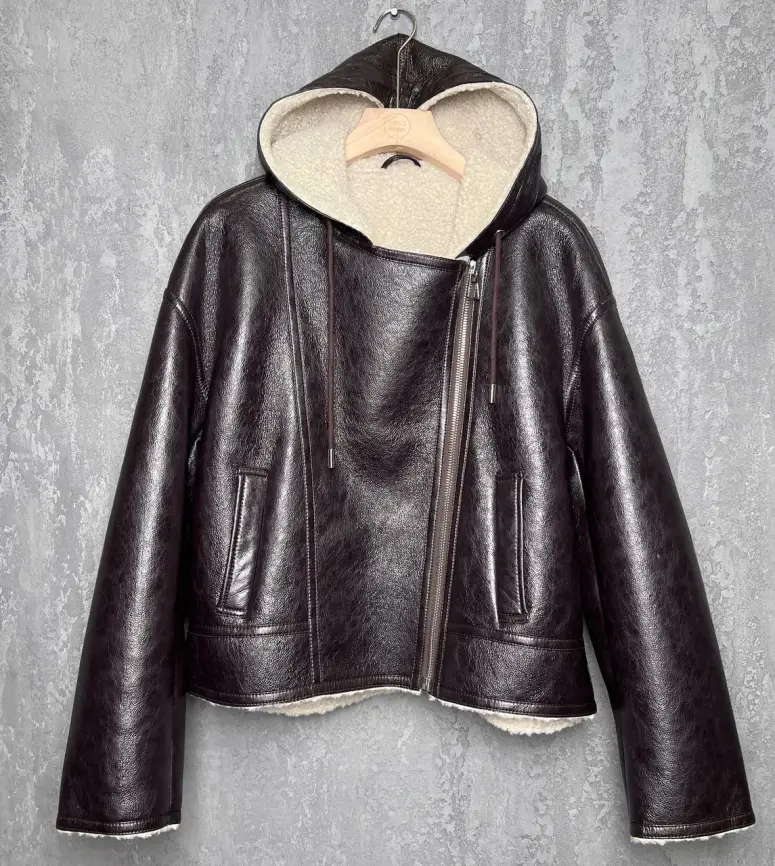 Дубленка авиатор 18926 Размер 50-54 фото 15