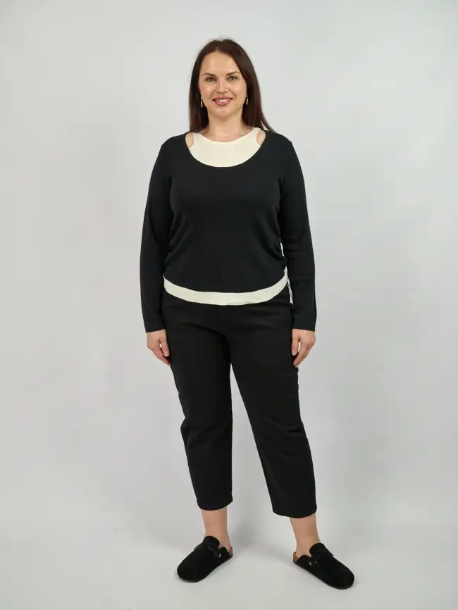 Брюки 7/8 1008 Размеры 50-58 фото 41