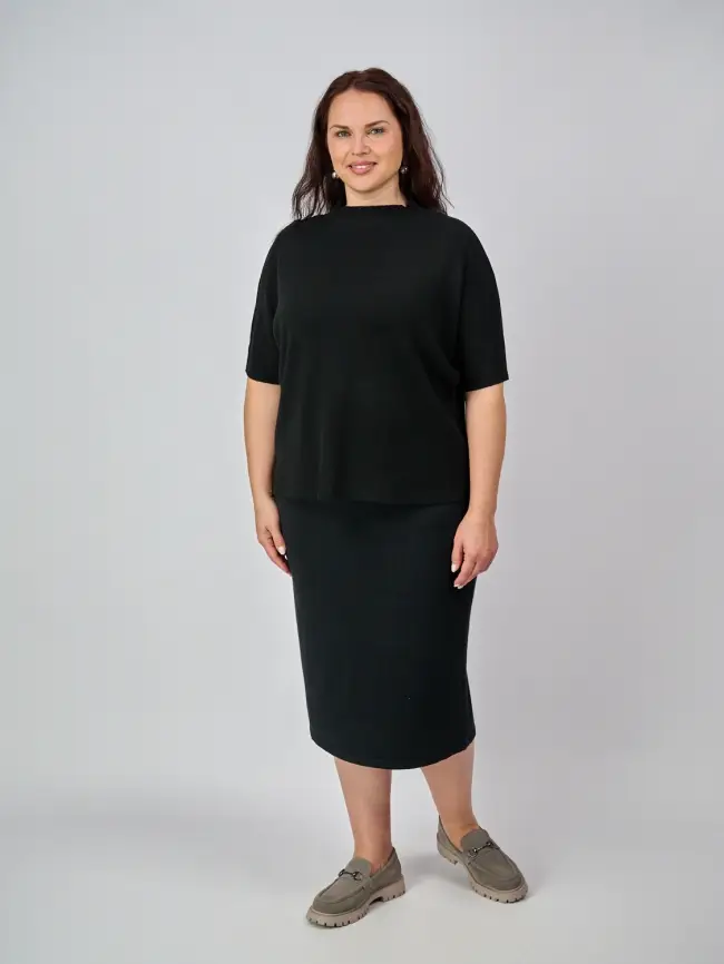 Джемпер короткий рукав ЭттоПлюс 707 Размер 50-58 фото 42