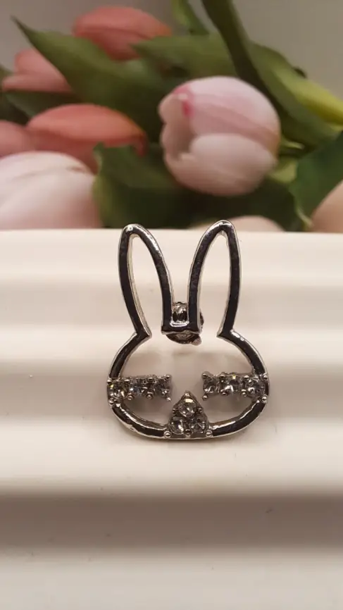 Брошь Кролик Б0022 фото 1