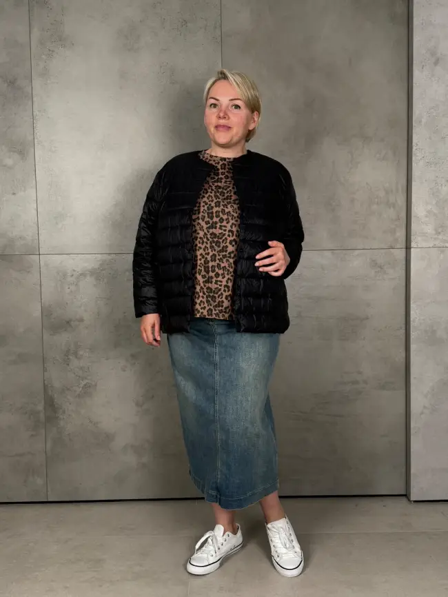 Легкая пуховая куртка 8802 фото 156