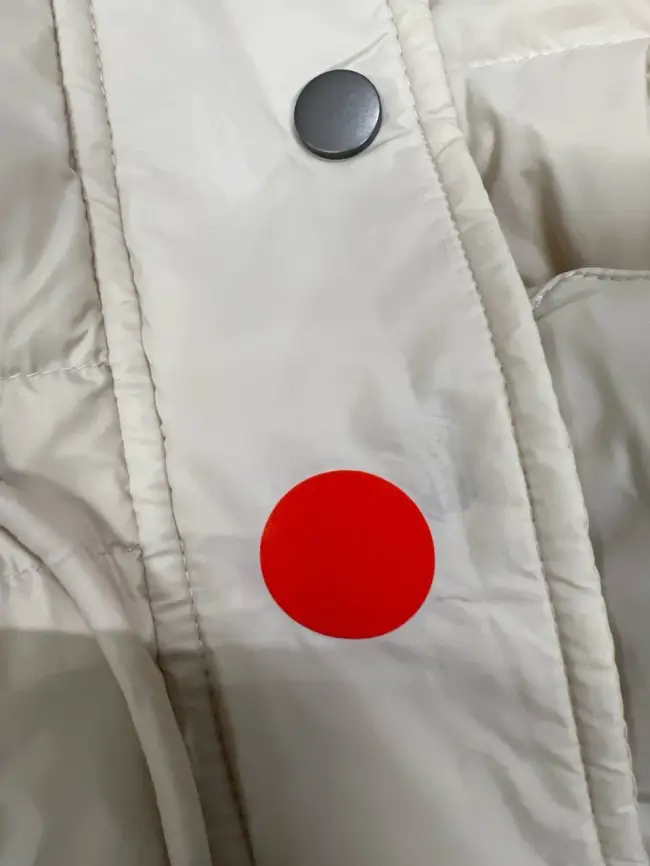 Пуховое пальто 23095 Размер 48-54 (слоновая кость)Уценка фото 2