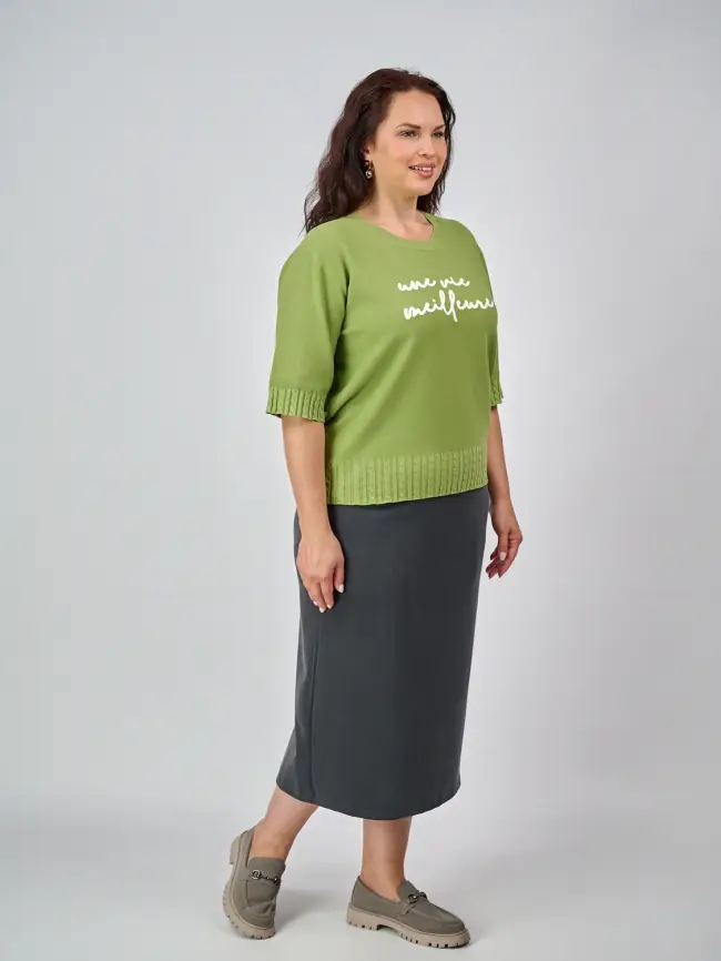 Джемпер облегченный ЭттоПлюс Размер 48-52, 25414 фото 48