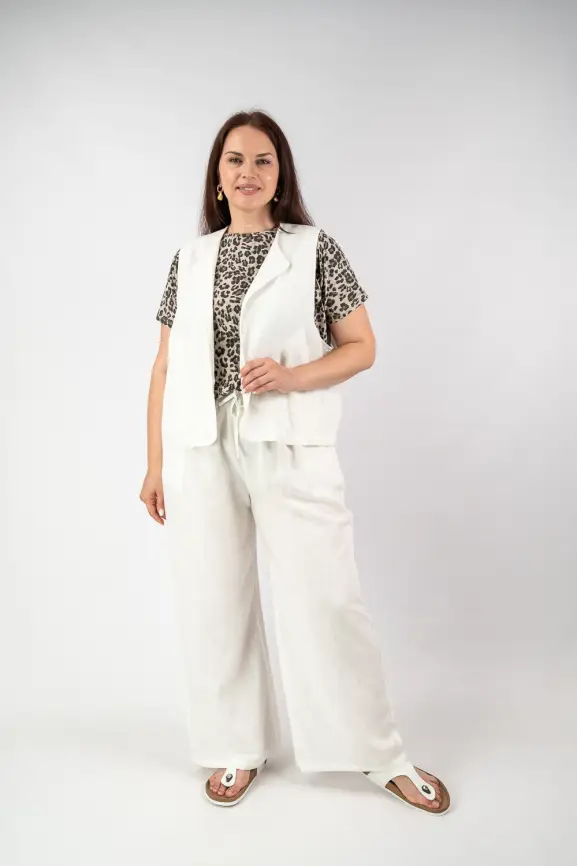 Жилет лен на подкладке 24625 Размер 50-58 фото 32