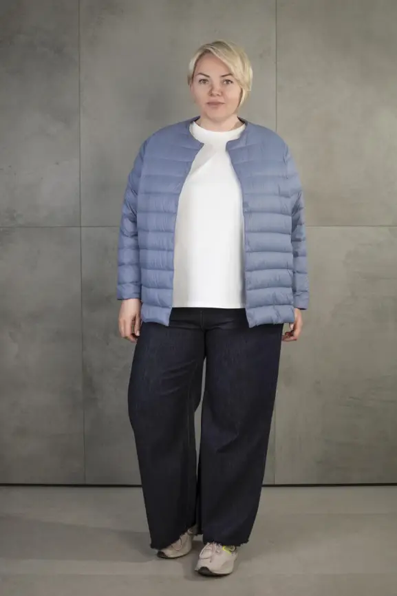 Легкая пуховая куртка 8802 фото 148