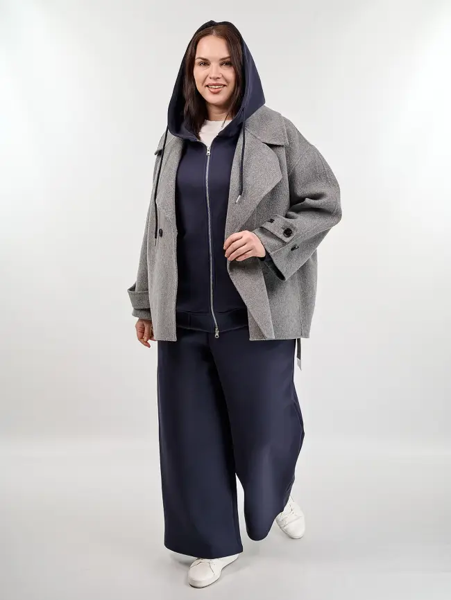 Пальто 0719 ЭттоПлюс Размер 50-58 фото 40