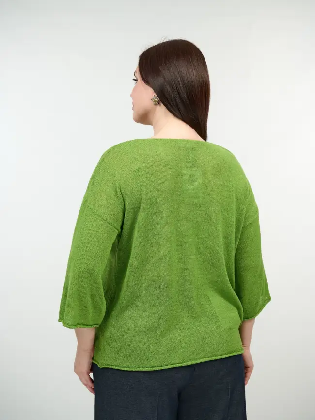 Джемпер облегченный ЭттоПлюс 25107-1 Размер 50-58 фото 7