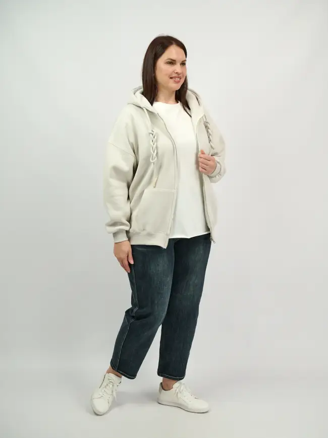 Худи зип утепленное оверсайз размер 50-58 506 фото 202