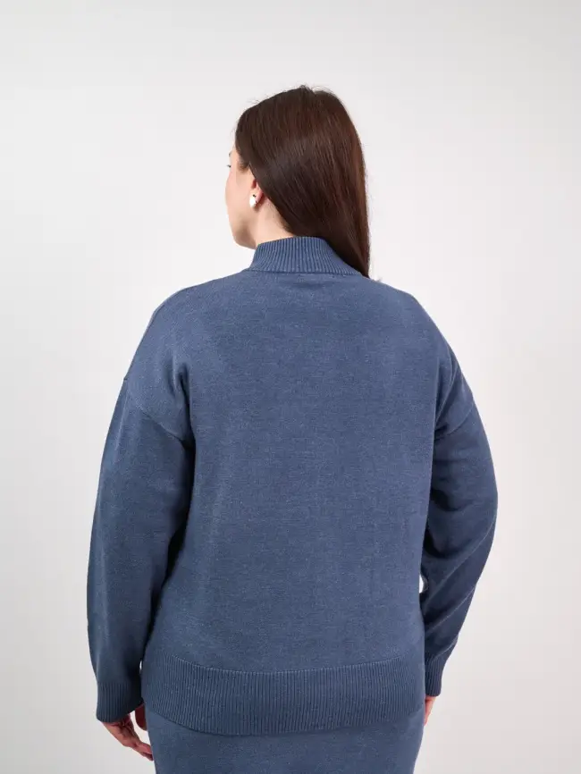 Кофта на молнии 25411 ЭттоПлюс Размер 50-58 фото 9